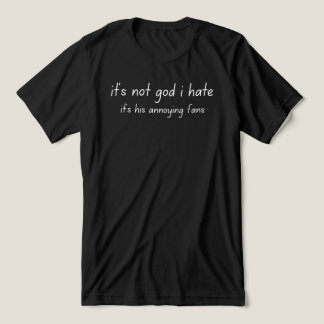 es ist nicht Gott, den ich hasse  Tri-Blend Shirt
