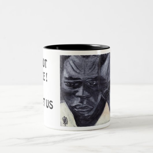 ES IST NICHT JUSTIZ, ES IST NUR US-Tasse Zweifarbige Tasse (Mittel)