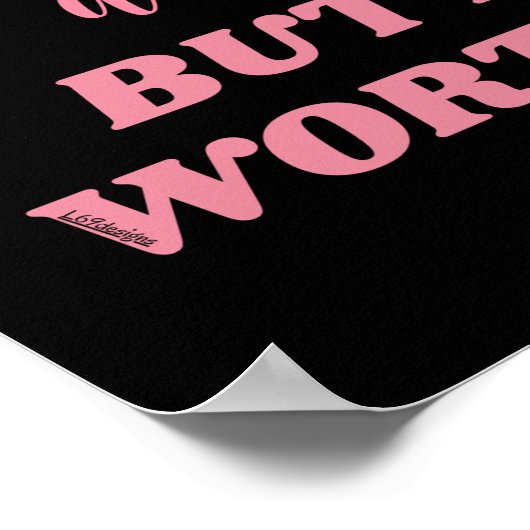 ES IST NICHT LEICHT, ABER ES IST WERT, DAS LEBEN D POSTER (Ecke)