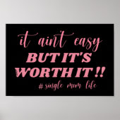 ES IST NICHT LEICHT, ABER ES IST WERT, DAS LEBEN D POSTER (Vorne)