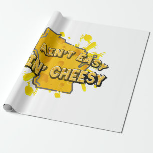 Es ist nicht leicht, käsig zu sein geschenkpapier