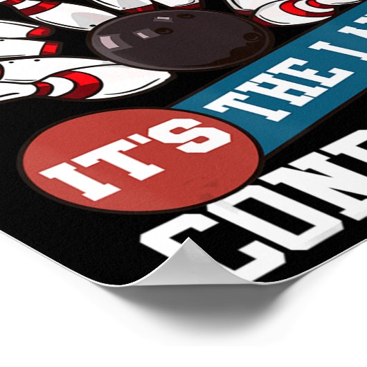 Es ist nicht mein Fault Lane Konditionenteam Bowli Poster (Ecke)