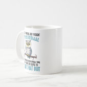 "Es ist nicht meine Schuld" Kaffeezubereitung Tass Kaffeetasse (Vorderseite Links)