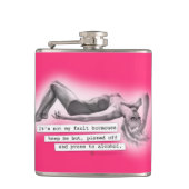 Es ist nicht meine Störungs-Hormone Flachmann (Vorderseite)