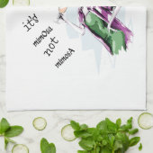 Es ist nicht Mimosa Geschirrtuch (Gefaltet)