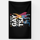 Es ist nicht schwul, wenn es TSA-Funny Security Ai Banner (Vertikal)