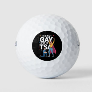 Es ist nicht schwul, wenn es TSA-Funny Security Ai Golfball