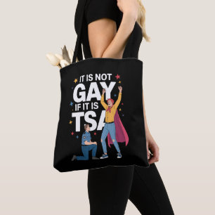 Es ist nicht schwul, wenn es TSA Funny Security Ai Tasche
