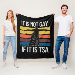 Es ist nicht schwul, wenn es TSA-Sicherheits-LGBTQ Fleecedecke