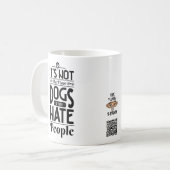 Es ist nicht so, dass ich Liebe Hunde Kaffeetasse (Vorderseite Links)