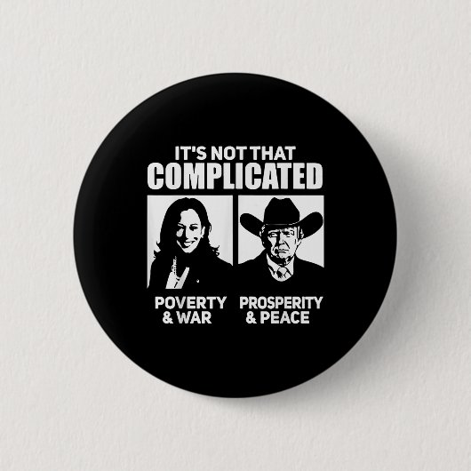Es ist nicht so kompliziert wie Kamala Poverty & a Button (Vorderseite)