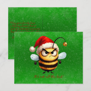 Es ist nicht so schlimm, dass die Biene schlecht i Postkarte