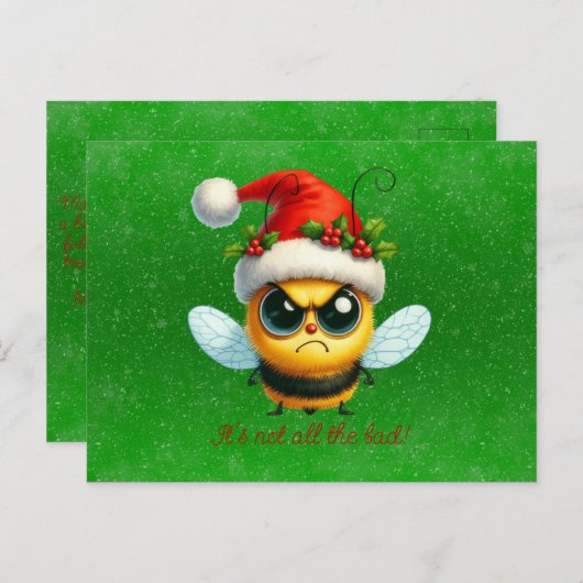 Es ist nicht so schlimm, dass die Biene schlecht i Postkarte (Vorne/Hinten)