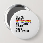 Es ist nicht über Badezimmer - - LGBTQ Rechte - Button (Vorne & Hinten)