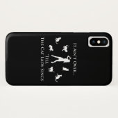 Es ist nicht über 'bis die Katzen-Dame Sings Case-Mate iPhone Hülle (Rückseite (Horizontal))