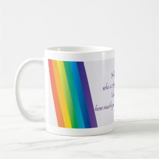 Es ist nicht von Bedeutung, wem recht ist, oder Kaffeetasse