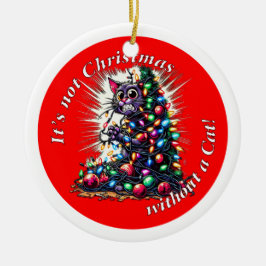 Es ist nicht Weihnachten | beidseitig Keramik Ornament