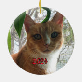 Es ist nicht Weihnachten | beidseitig Keramik Ornament (Hinten)