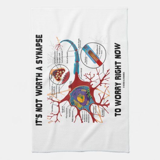 Es ist nicht wert eine Synapse, zum sich im Geschirrtuch (Vertikal)