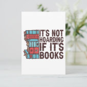 Es ist nicht zu hassen, wenn es das Buch Funny Boo Dankeskarte (Stehend Vorderseite)