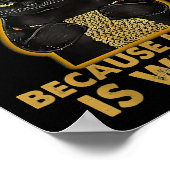 Es ist nicht zu horchen, wenn es Garn ist, der den Poster (Ecke)