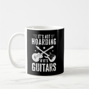 Es ist nicht zu hören, ob es Gitarrenspieler Funny Kaffeetasse