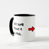 Es ist nicht Zuhause ohne eine coole Tasse v1 (Vorderseite Links)