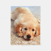 Es ist Nickerchen-Zeit Fleecedecke (Vorderseite)