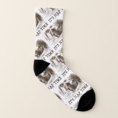 Es ist Nickerchen Zeit schlafend Schnarchen Red Ki Socken (Rechts - Außen)