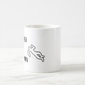 Es ist nie ein Mannequin Kaffeetasse (Mittel)