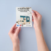 Es ist nie zu früh echte Anwesen Marketing Postkar Flyer (Gruppe)