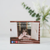 Es ist nie zu früh echte Anwesen Marketing Postkar Postkarte (Stehend Vorderseite)