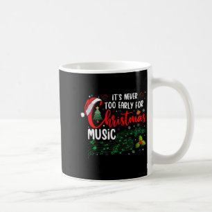Es ist nie zu früh für den Weihnachtsmusikliebhabe Kaffeetasse