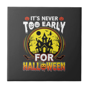 Es ist nie zu früh für ein Halloween Spukhaus Fliese