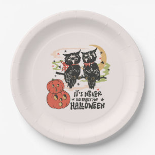 Es ist nie zu früh für Halloween Pappteller