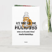 Es ist nie zu früh für Weihnachtsdekorationen Karte (Rückseite)