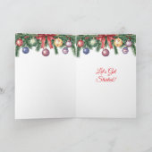 Es ist nie zu früh für Weihnachtsdekorationen Karte (Innenseite)