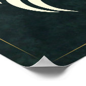 Es ist nie zu spät, Königin zu sein - Motivierend Poster (Ecke)