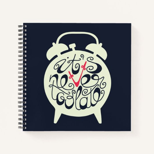 Es ist nie zu spät notizbuch (Vorderseite)