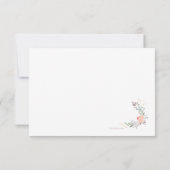 Es ist nie zu spät RSVP karte (Rückseite)