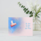 Es ist nie zu spät, um den Flügelschwanz zu züchte Postkarte (Stehend Vorderseite)