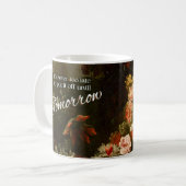 Es ist nie zu spät, um es auf morgen zu verschiebe kaffeetasse (Vorderseite Links)