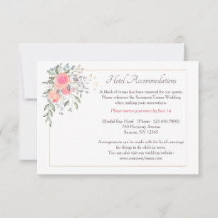 Es ist nie zu spät Unterbringung Beilagekarte RSVP Karte