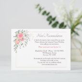 Es ist nie zu spät Unterkunft Eintrittskarte. RSVP Karte (Stehend Vorderseite)