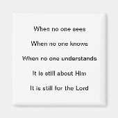 Es ist noch für den Herrn Magnet (Vorne)