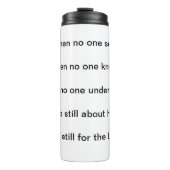 Es ist noch für den Herrn Thermosbecher (Vorderseite)