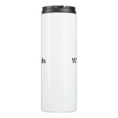 Es ist noch für den Herrn Thermosbecher (Rückseite)