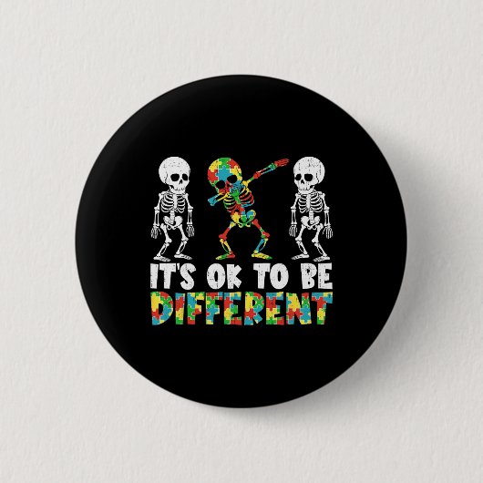 Es ist normal, dass Skelettautismus anders abspiel Button (Vorderseite)