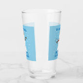Es ist NOw Mystery Detective Snowman Blue Glas (Links)