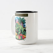 Es ist nur das Frühstück Zweifarbige Tasse (Vorderseite Links)